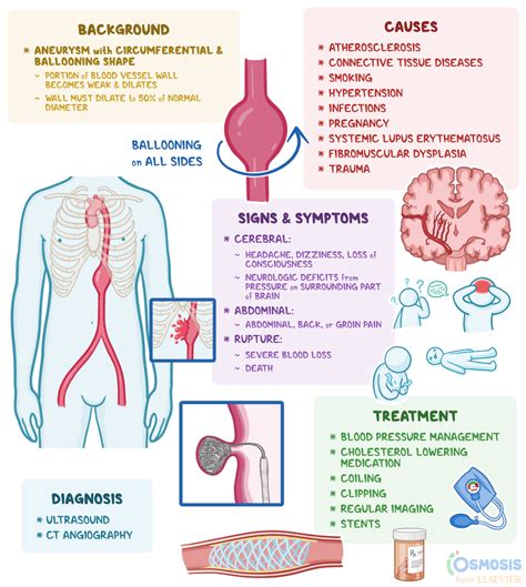 causes of mycotic aneurysm.